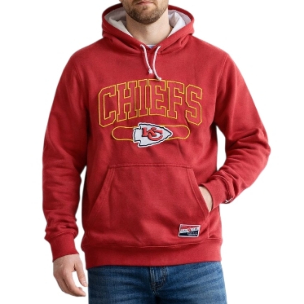 New Era Men's Kansas City Chiefs Large Hooded‎ Sweatshirt